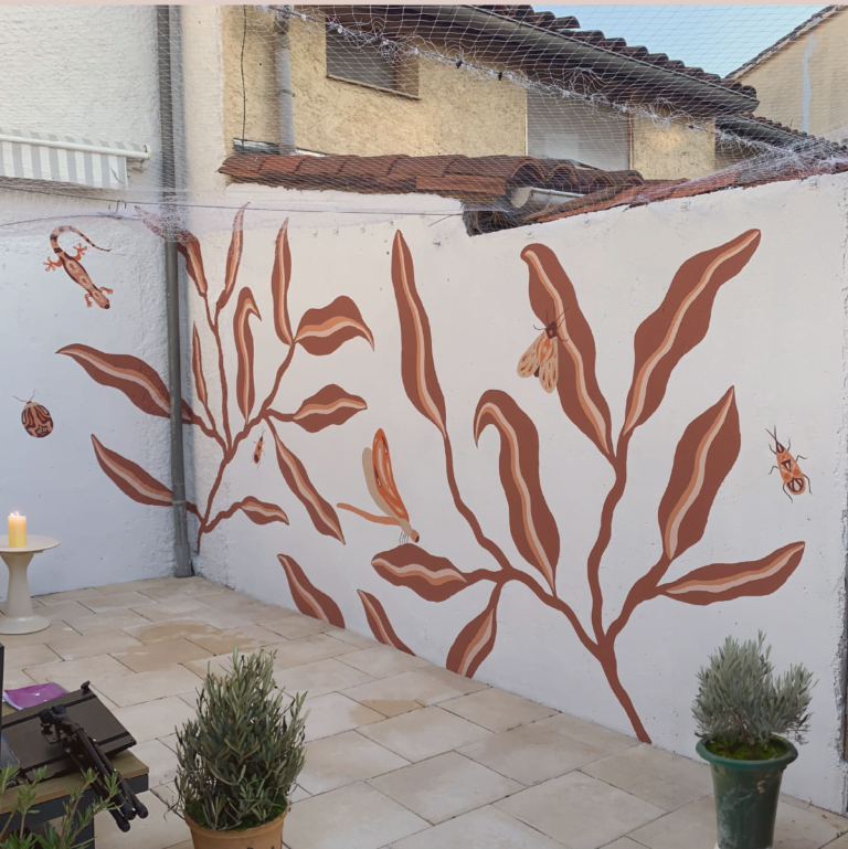 FRESQUE MURALE – DU VIVANT DANS SON JARDIN