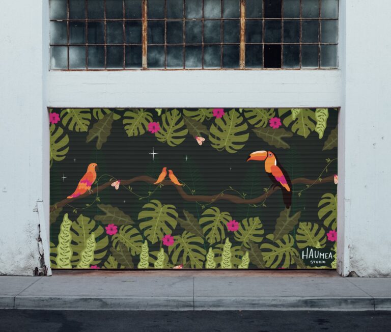 FRESQUE MURALE – FORÊT TROPICALE